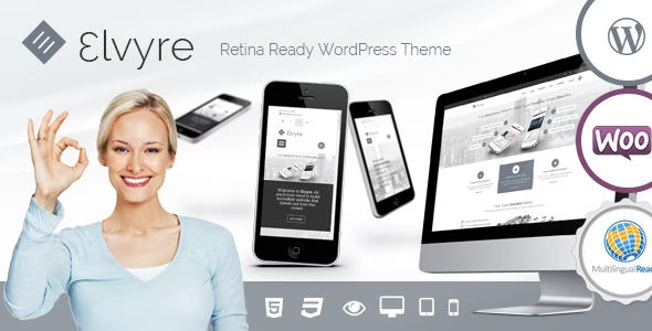 Elvyre - Retina Ready WordPress Theme Version