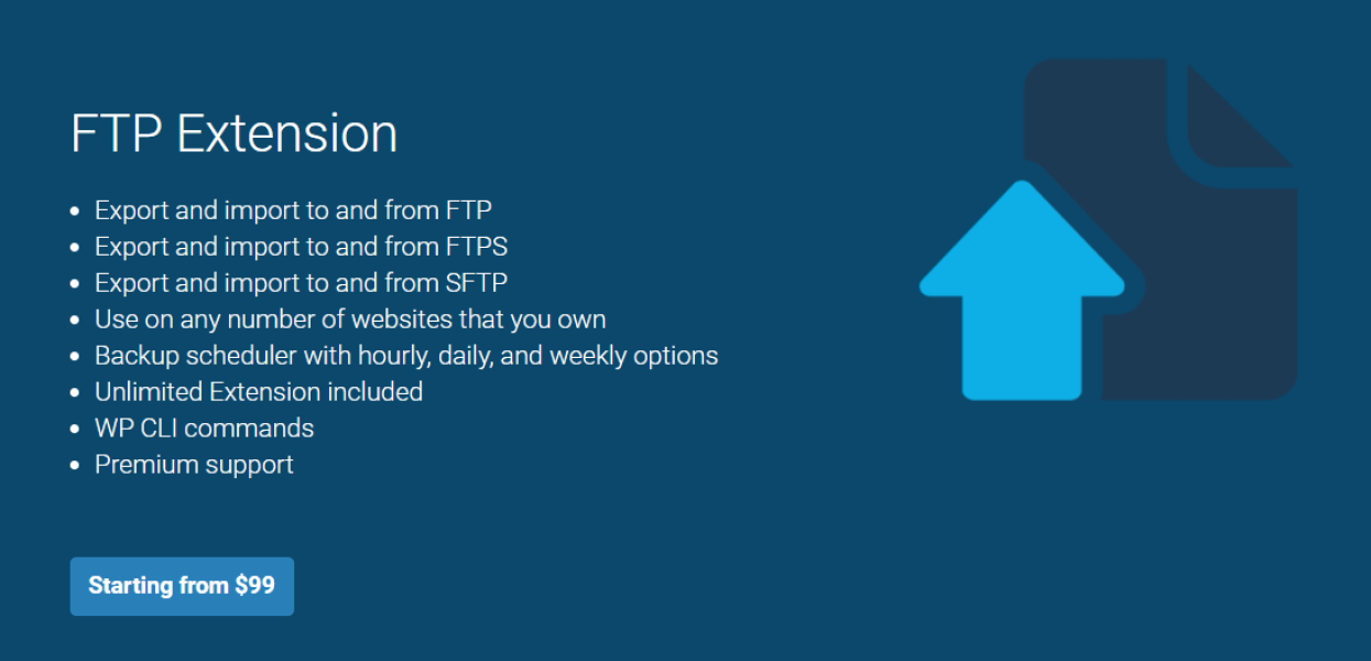 All-in-One WP Migration FTP Extension