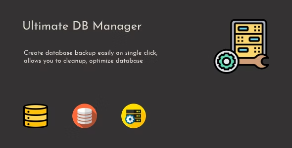 Ultimate DB Manager - WordPress Database Backup, Cleanup & Optimize Plugin