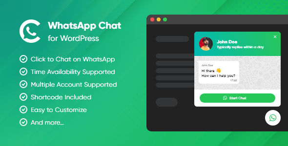 Clever WhatsApp Chat WordPress Plugin