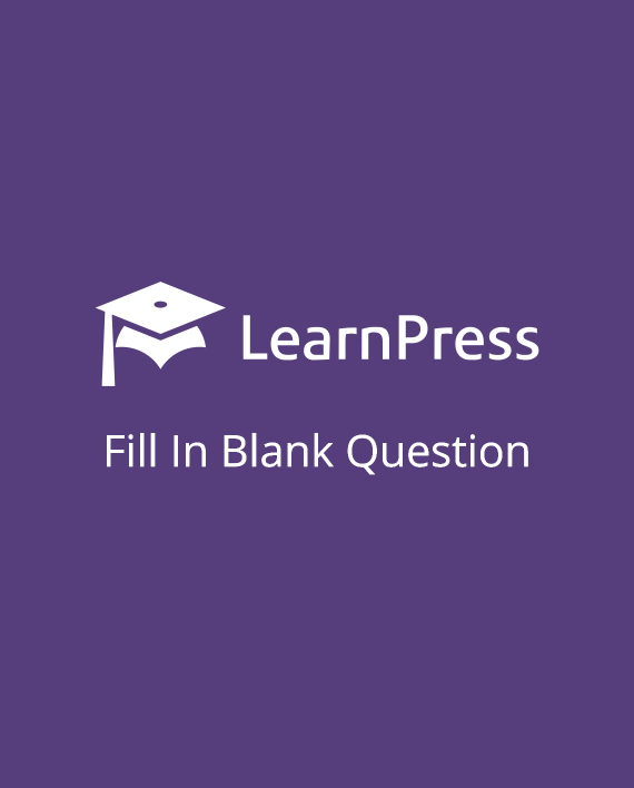 LearnPress Fill In Blank Question.png