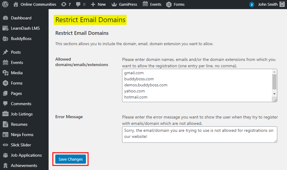 WordPress Restrict Email Domains.png