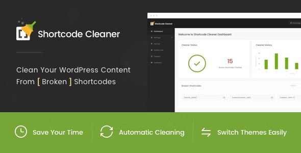 Shortcode Cleaner - Clean WordPress Content from Broken Shortcodes.jpg