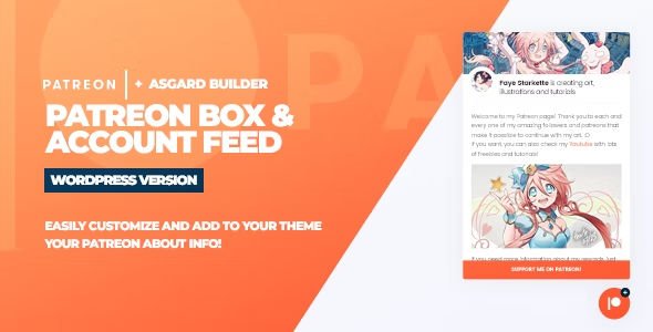 Patreon Box and About Feed WordPress Plugin.jpg