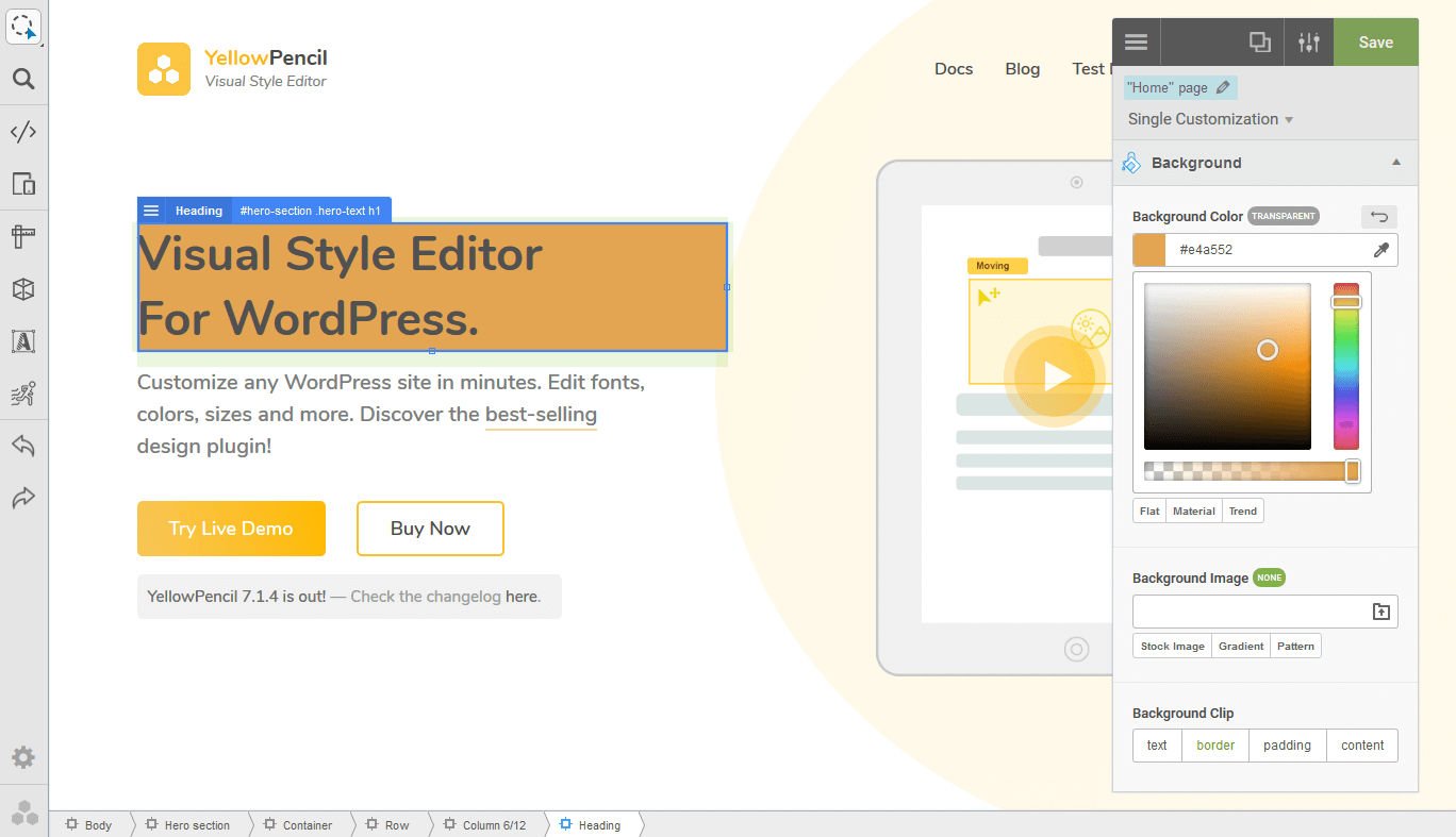 Frontend Text Customizer - WordPress Visual Editor.jpg