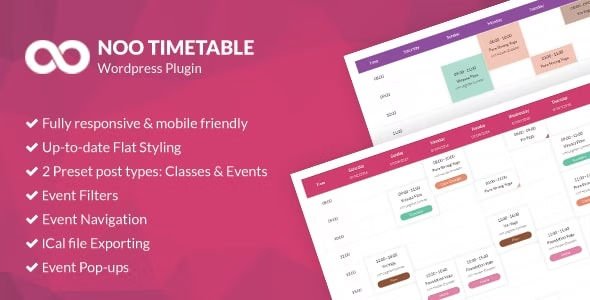 Noo Timetable - Responsive Calendar & Auto Sync WordPress Plugin.jpg