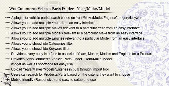 WooCommerce Vehicle Parts Finder - Year Make Model Engine Category Keyword.jpg