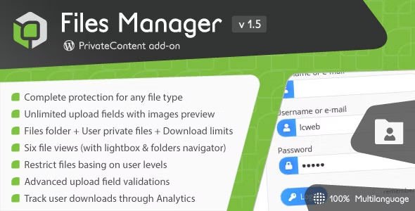 PrivateContent - Files Manager add-on.jpg