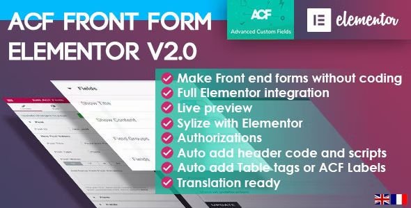 ACF Front Form for Elementor Page Builder.jpg