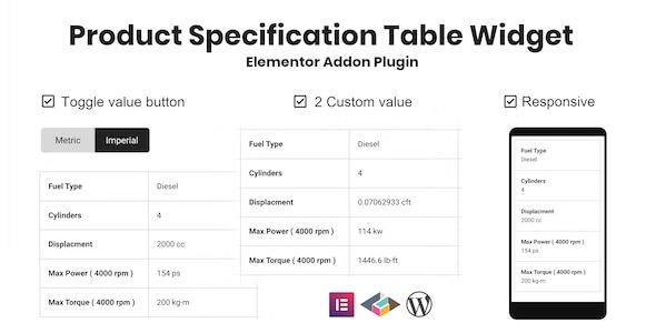 Product Specification Table Widget For Elementor.jpg