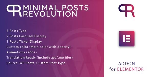 Minimal Posts Revolution For Elementor WordPress Plugin.jpg
