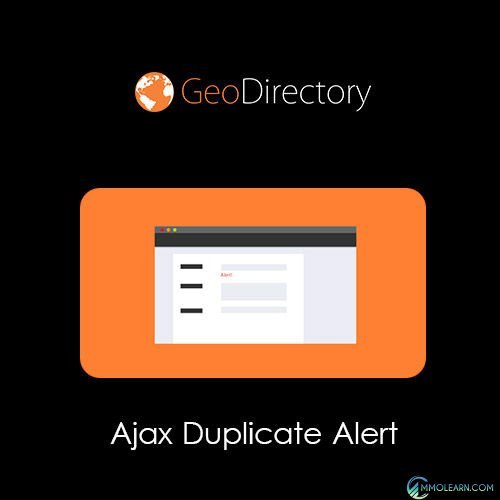 GeoDirectory Ajax Duplicate Alert.jpg