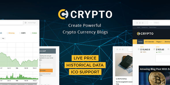 MyThemeShop Crypto WordPress Theme Crypto