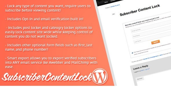 Subscriber Content Lock for WordPress Newsletters