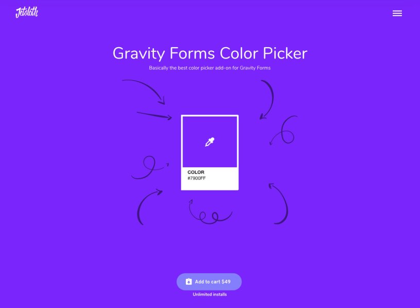 Gravity Forms Color Picker