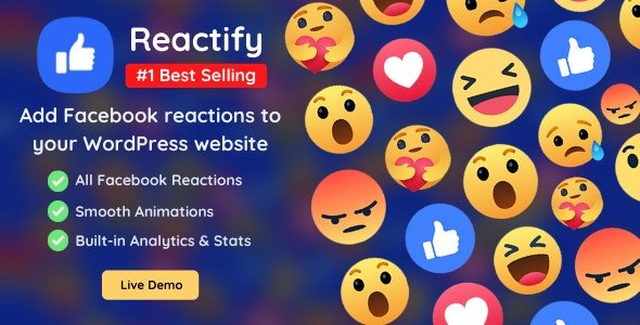 Reactify Facebook Reactions For WordPress