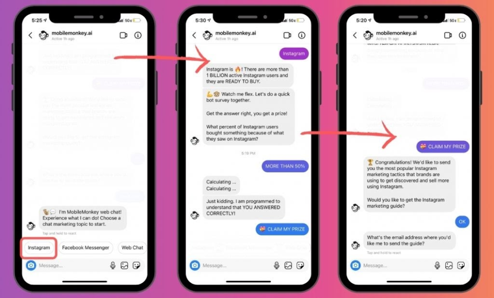 Instagram Auto Reply with Artificial Intelligence - Chat Bot