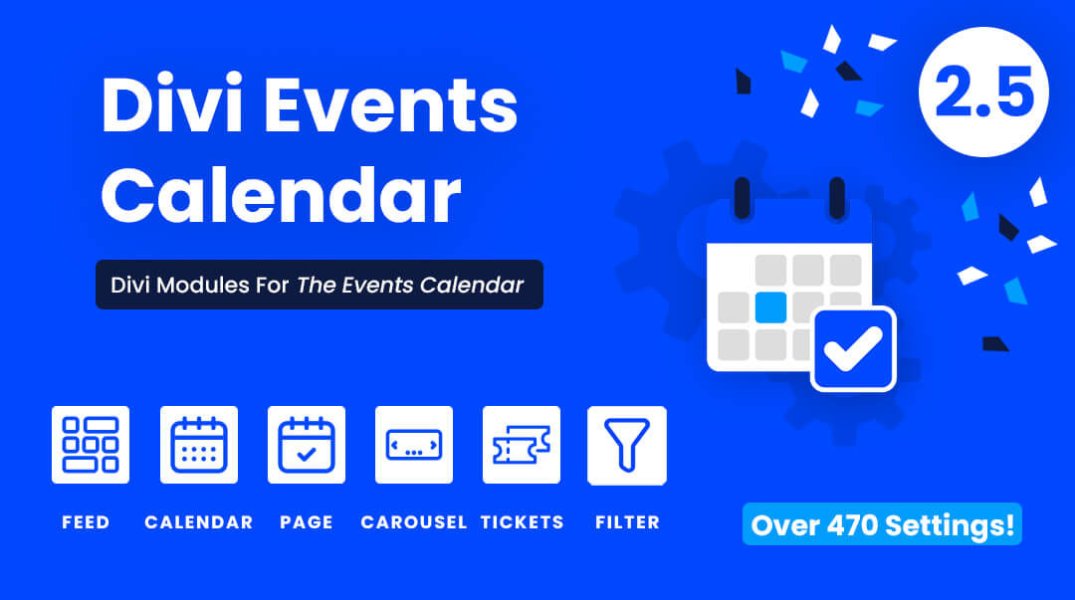 Divi Events Calendar by Pee-Aye Creative
