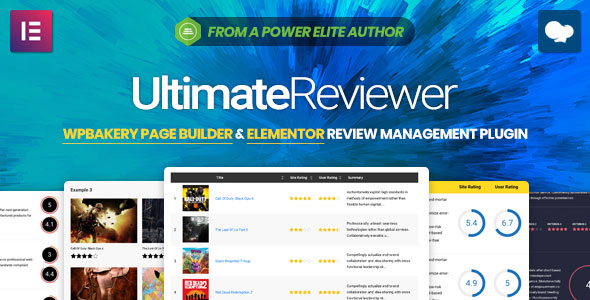 Ultimate Reviewer Elementor & WPBakery Page Builder Addon