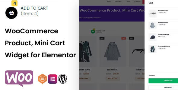 TFMiniCart&Product - WooCommerce Product Mini Cart Widget for Elementor