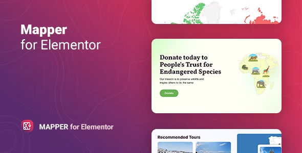 Interactive World Map for Elementor