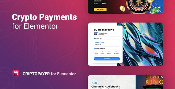 Crypto Payment Button for Elementor