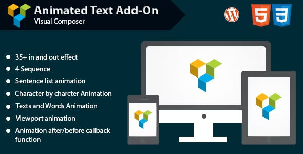 Animated Text Add-on for WPBakery Page Builder (formerly Visual Composer)
