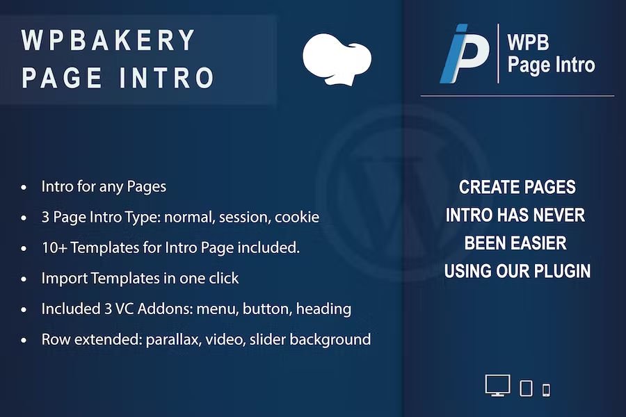 WPBakery Page Intro - Addon for WPBakery