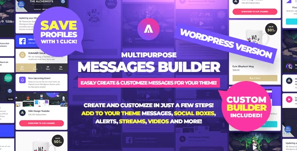 Asgard Multipurpose Messages and Social Builder Plugin