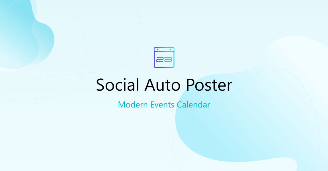 Modern Events Calendar Social Auto Poster