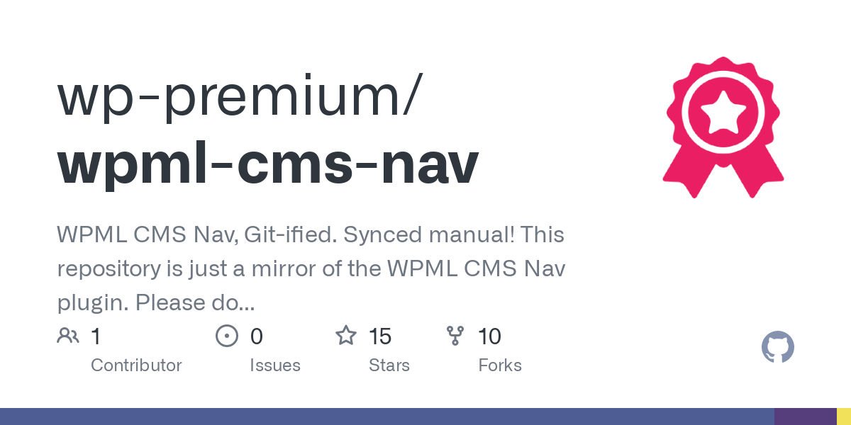 WPML CMS Navigation