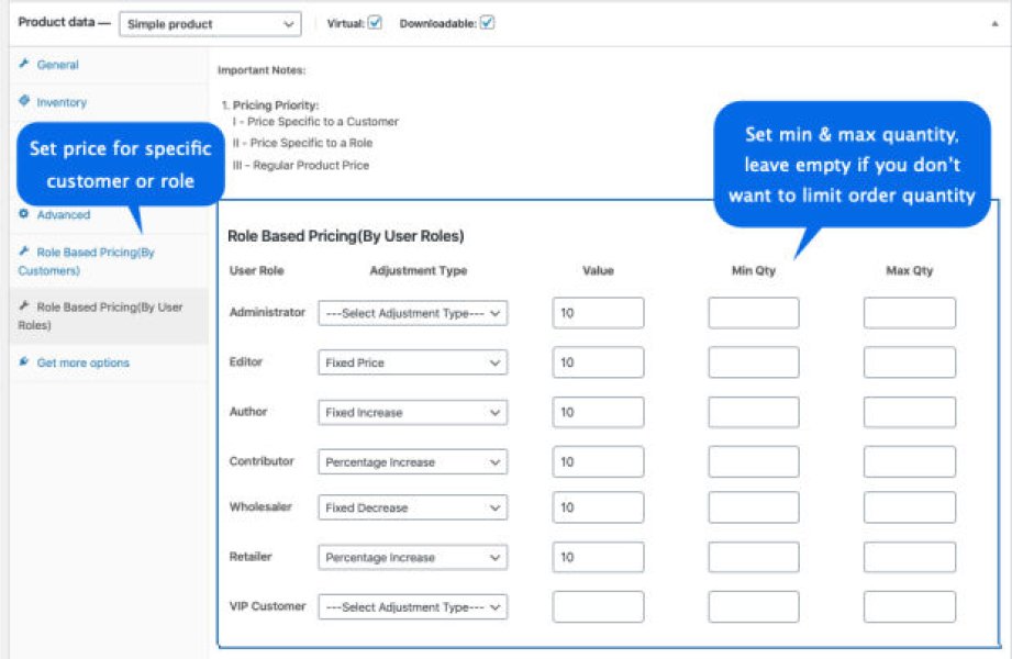 Role-Based Pricing for WooCommerce