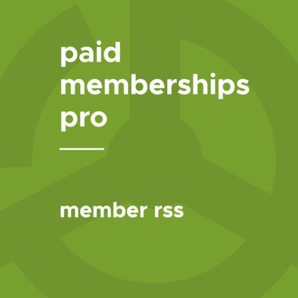 PMPro - Member RSS .2