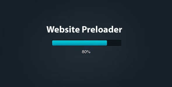 Progress Loader WordPress Site Preloader