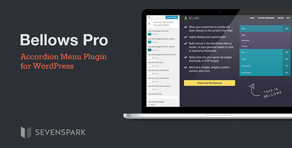 Bellows Pro - WP Accordion Menu from the makers of UberMenu