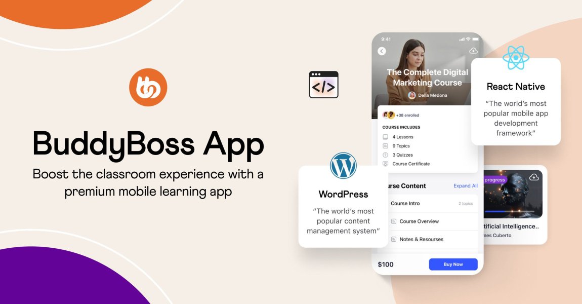 BuddyBoss App - WordPress powered Mobile Learning solution
