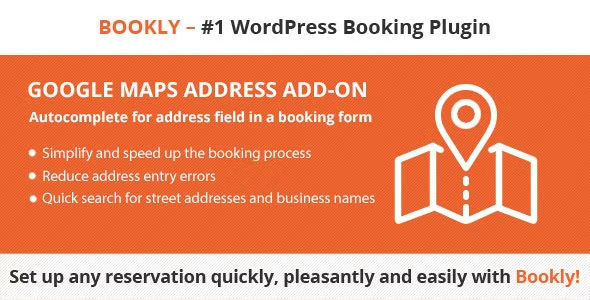 Bookly Google Maps Address (Add-on)