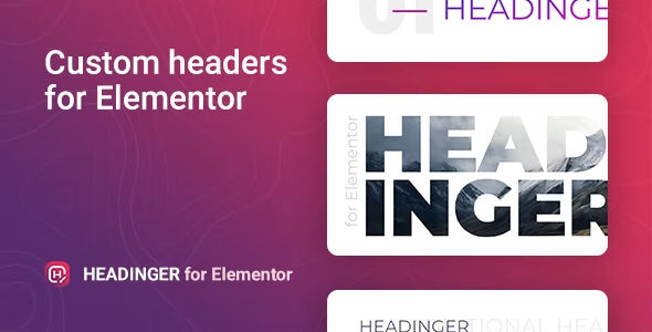 Customizable headings for Elementor - Headinger