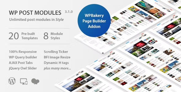 WP Post Modules for NewsPaper and Magazine Layouts
