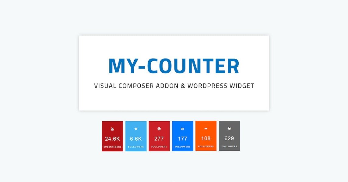 MY-Counter Visual Composer Addon & Widget