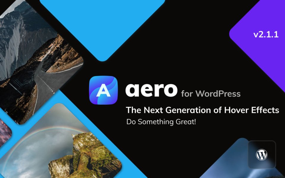 Aero for WordPress Image Hover Effects WordPress Plugin