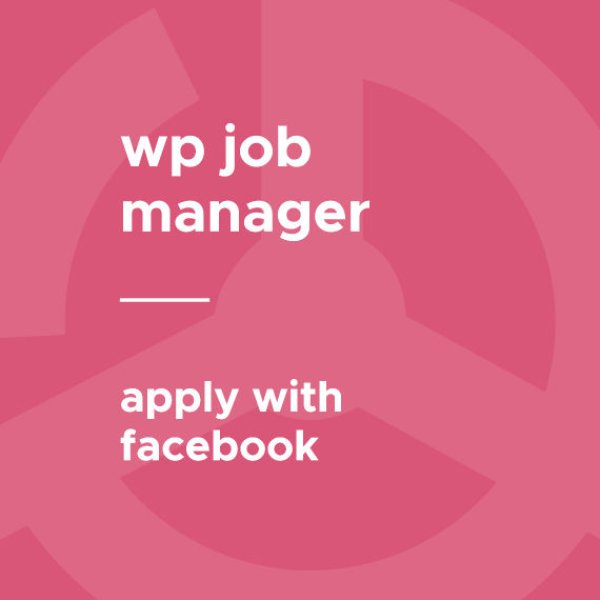 WP Job Manager Apply With Facebook Version