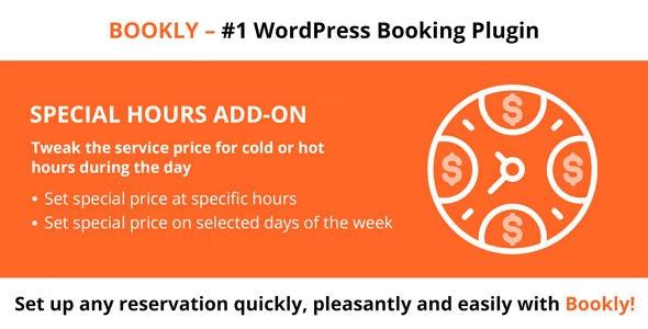 Bookly Special Hours (Add-on)