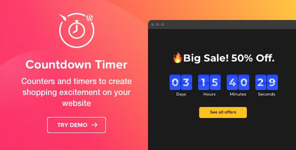 Countdown Timer WordPress Countdown Timer plugin