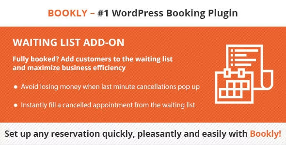 Bookly Waiting List (Add-on)