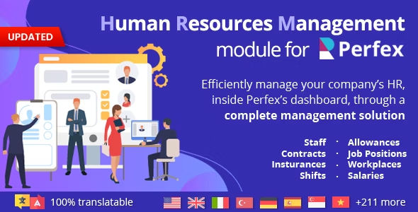 Human Resources Management - HR module for Perfex CRM