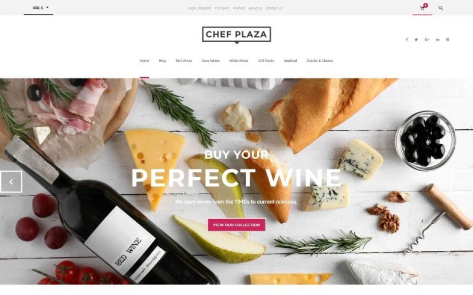 Chef Plaza - Food And Wine Store WooCommerce Theme