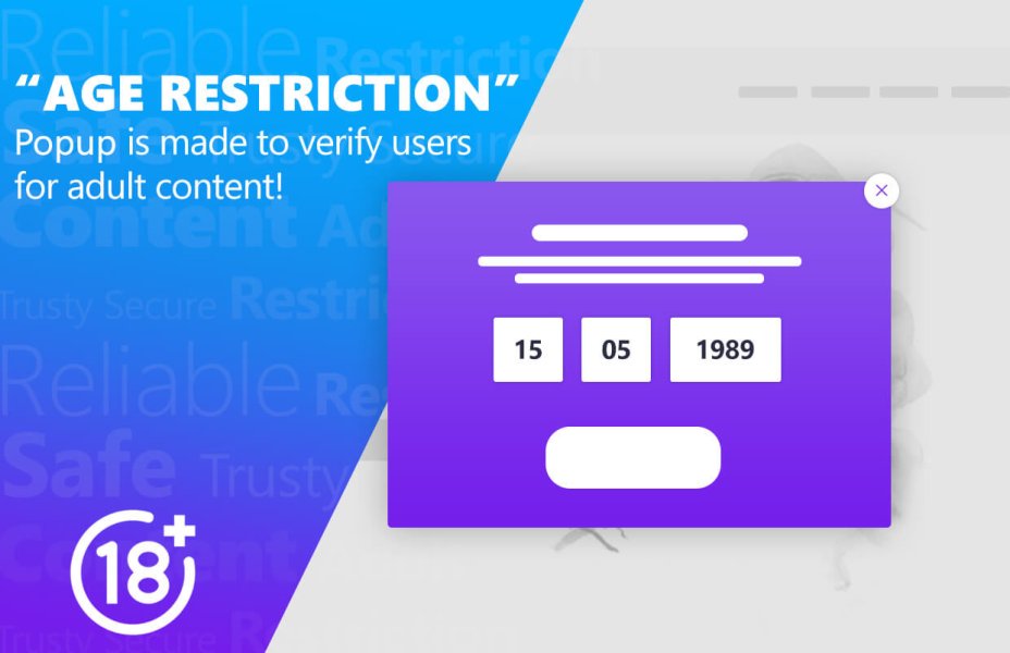 Popup Builder Age Restriction