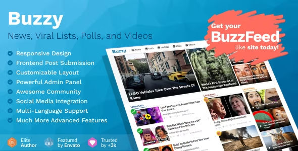 Buzzy News Viral Lists Polls and Videos