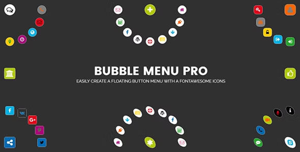 Bubble Menu Pro - creating awesome circle menu with icons